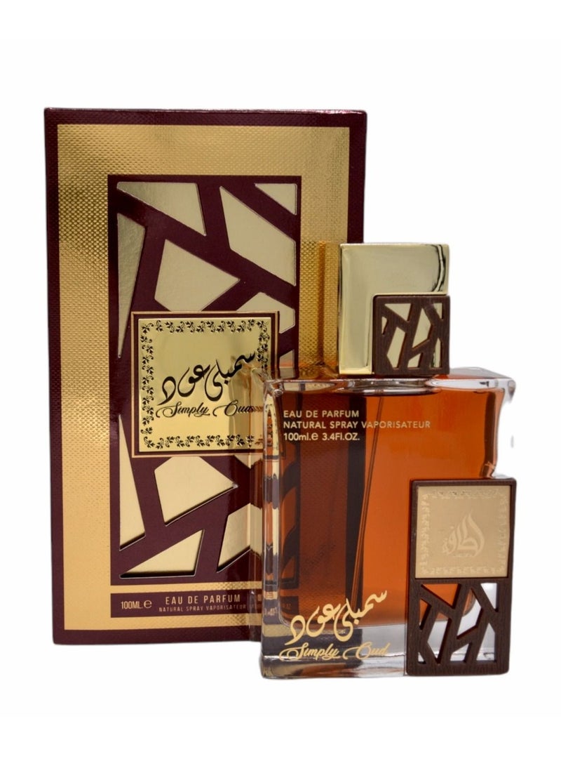 Lattafa Simply Oud For Unisex By Lattafa  EDP 100ml - Image 3