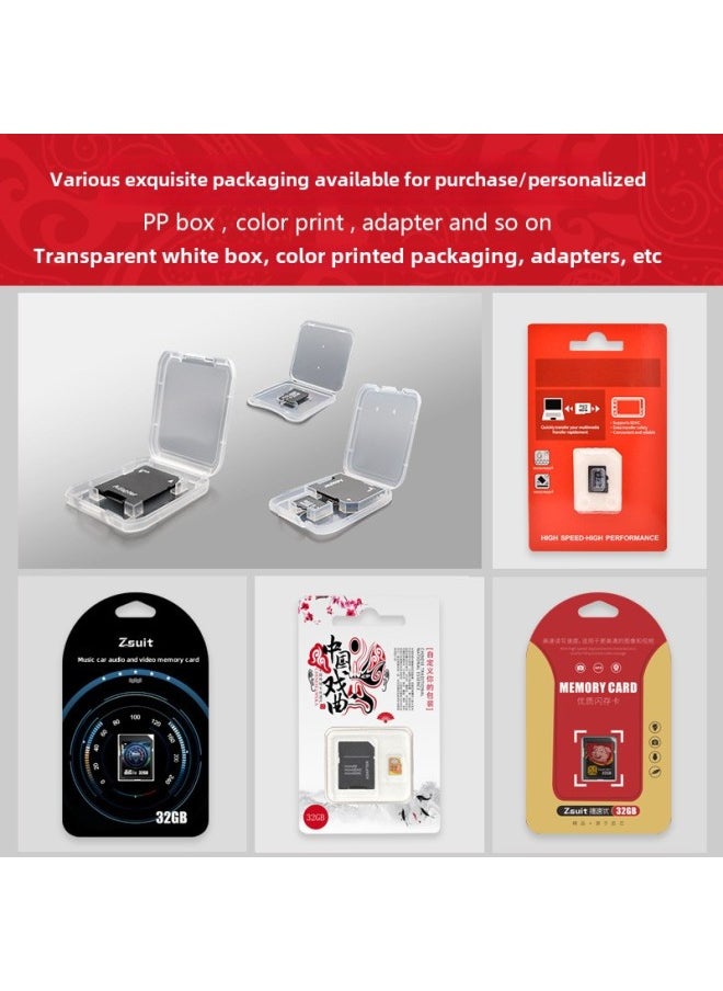 Generic - C10 High Speed SD Card 32g Mobile Phone TF Card 128gU3 Monitoring Memory Card Special Memory Card For Driving Recorder-Colour:Memory Card-Capacity:32GB - Image 1