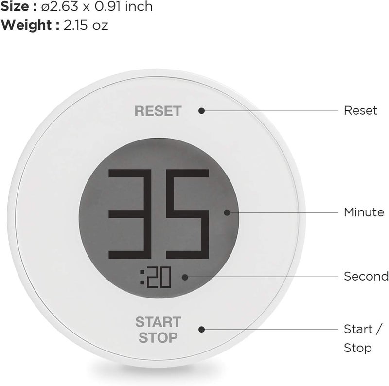 RoarCraft 90 Minute Digital Countdown Clock Classroom Learning for Kids Home School Learning Tool Desk Clock for Teachers Practice and Kitchen Timer - Image 4