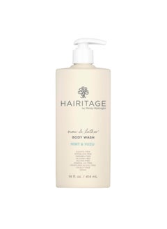 Hairitage Hairitage Now  Lather Mint  Yuzu Scented Body Wash for Women Men  Kids  Oat Kernel  Gotu Kola Extracts for All Skin Types  Eucalyptus Oil  Peppermint Oil 14 fl oz 