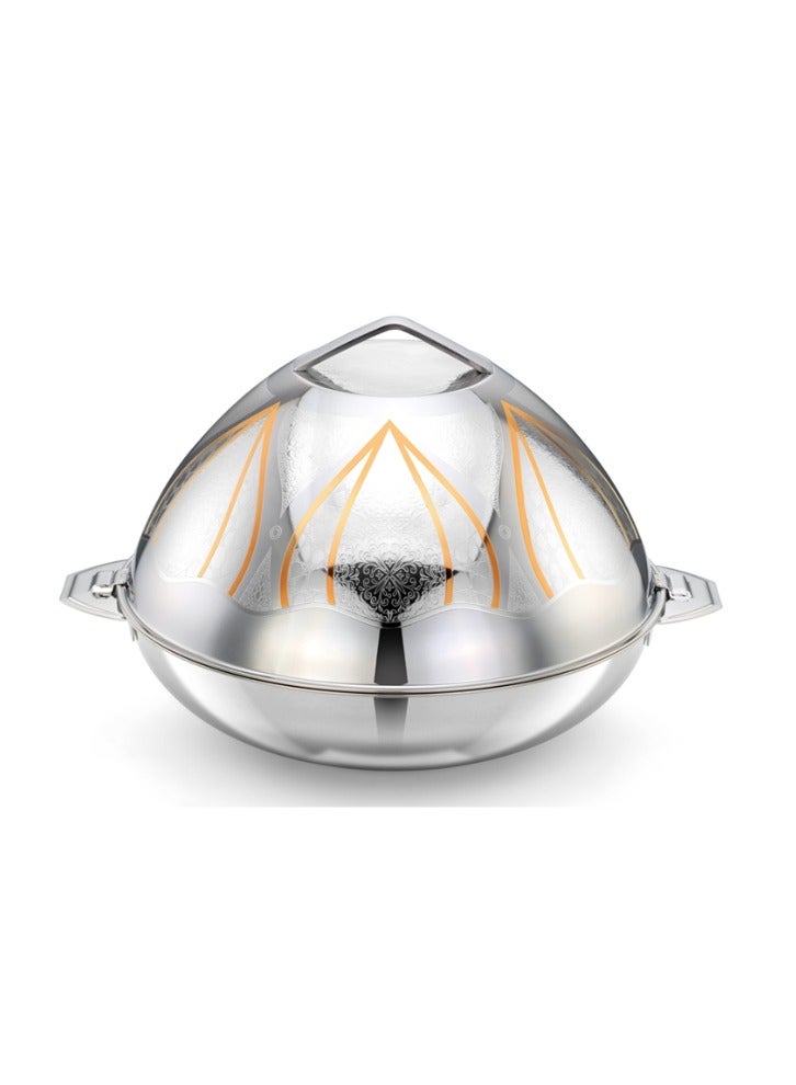 بوهارا سليمة – طبق خزفي ذهبي/فضي 6 لتر