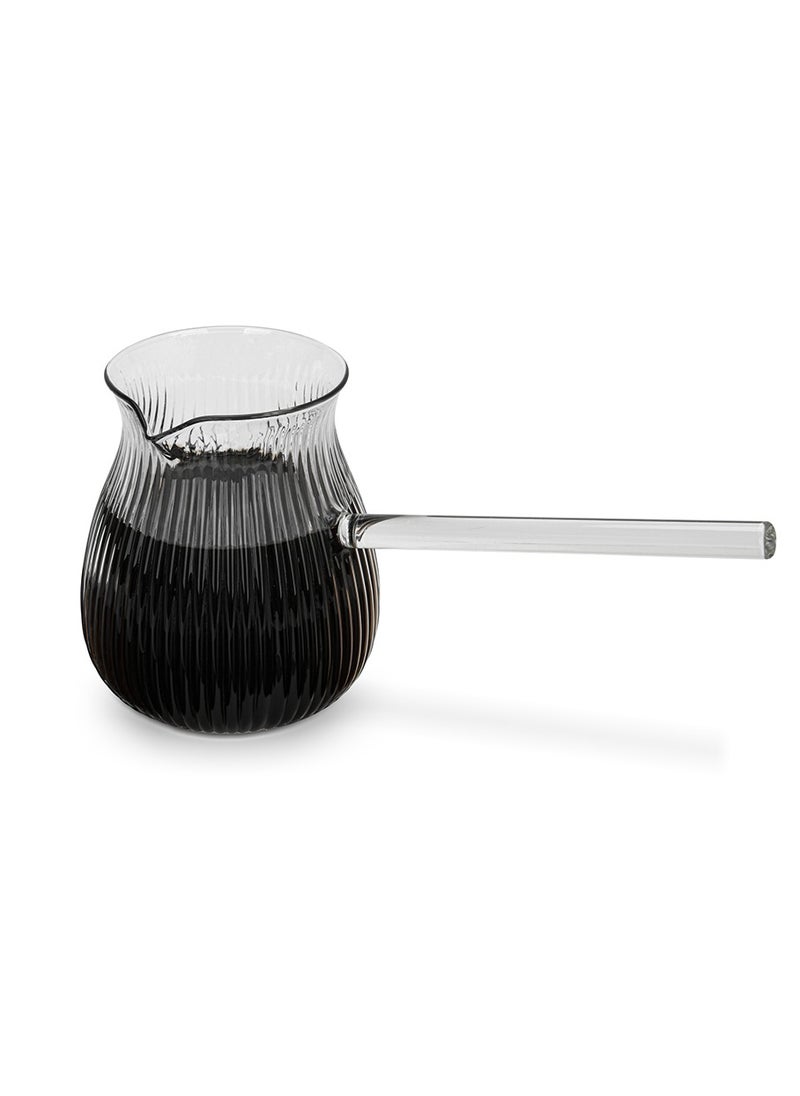 Fissman Glass Turkish Coffee Pot 650mL,  High-Heat Resistant Glass Teapot,  Milk Warmer,  Sauce Maker,  Ibrik Cezve Briki,  Perfect Pouring Spout Stovetop Coffee, Turkish Coffee, Tea/Milk Warmer Pot  - Image 4