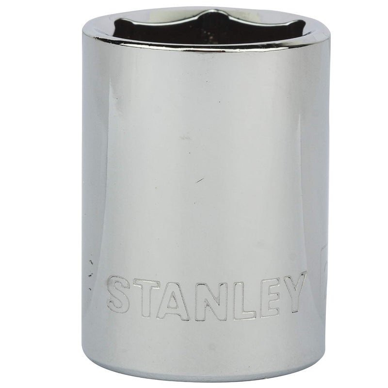 Stanley STANLEY 188743 Chrome Vanadium Steel 6 Point Standard Socket 12 inch 21 mm Silver  - Image 1