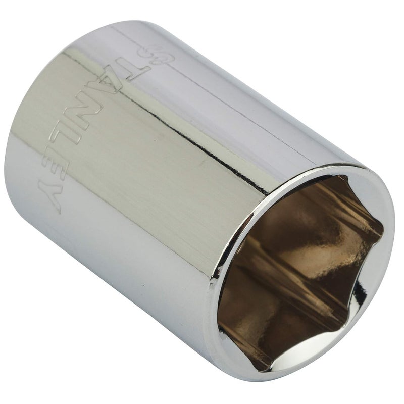 Stanley STANLEY 188743 Chrome Vanadium Steel 6 Point Standard Socket 12 inch 21 mm Silver  - Image 3