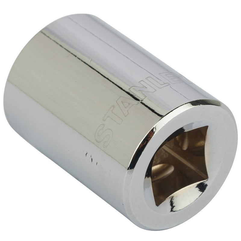 Stanley STANLEY 188743 Chrome Vanadium Steel 6 Point Standard Socket 12 inch 21 mm Silver  - Image 2