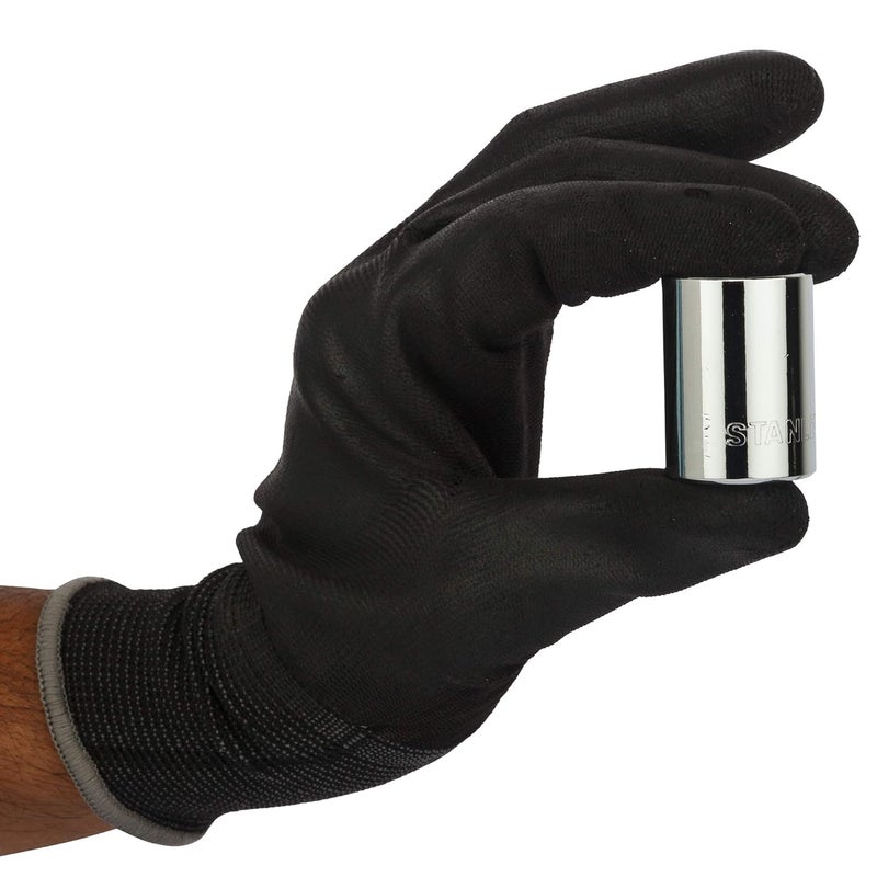 Stanley STANLEY 188743 Chrome Vanadium Steel 6 Point Standard Socket 12 inch 21 mm Silver  - Image 4