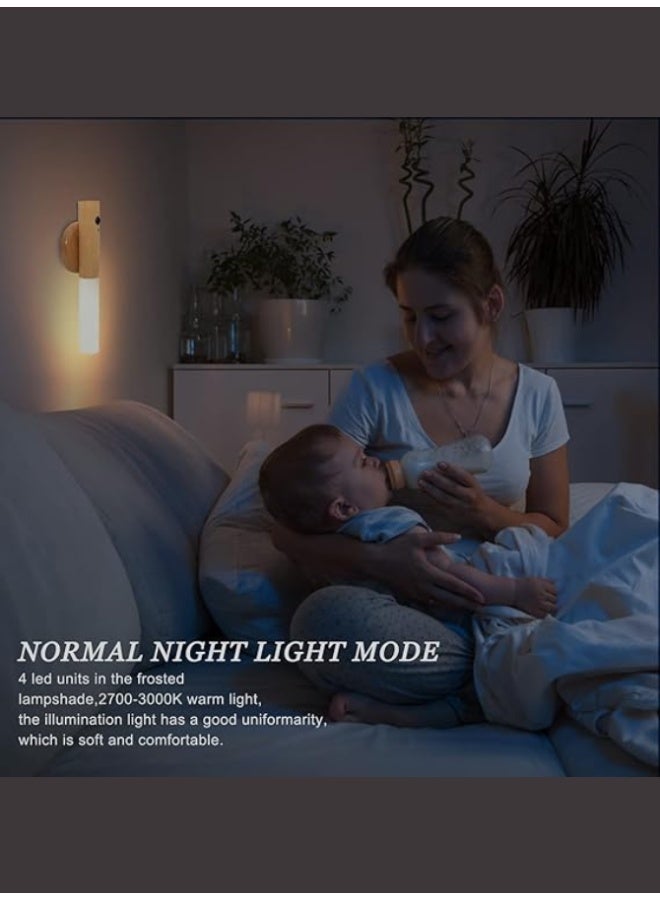 Executive LLC LED Wall Lamp Lights Indoor with Switch, USB Rechargeable Motion Sensor Magnetic Dimmable Induction Under Cabinet Light Bedroom Mirror Kitchen Sconces(Black) - Image 5