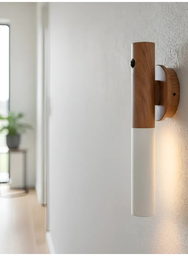 Executive LLC LED Wall Lamp Lights Indoor with Switch, USB Rechargeable Motion Sensor Magnetic Dimmable Induction Under Cabinet Light Bedroom Mirror Kitchen Sconces(Black) - Image 4