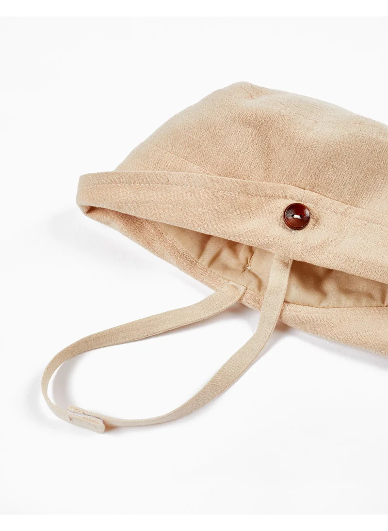 زيبي Zippy Hat with Straps for Baby Girls
