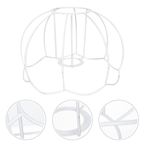 SOLUSTRE Lampshade Frame Wire Ring 9.05X9.05X5.31 Inch Metal Lamp Shade Holder for Diy Table Lamp Desk Lighting Accessories - Image 3