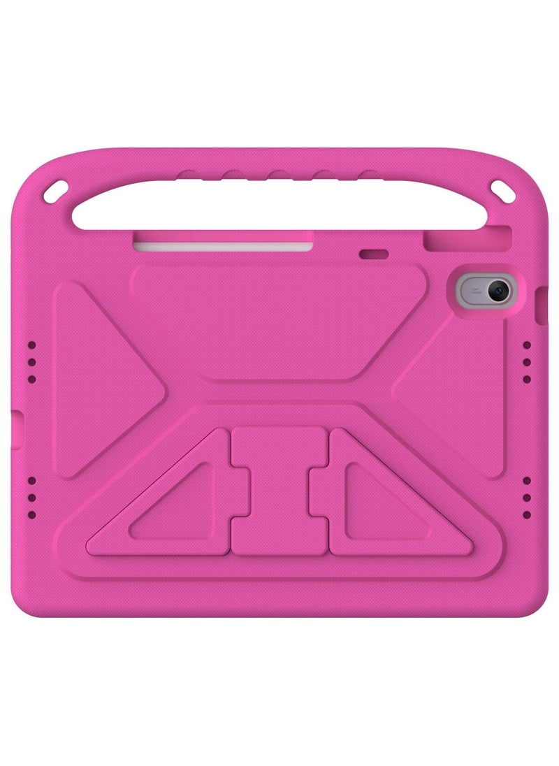 VKL - Case Compatible with Huawei MatePad  11.5's, Air 11.5 inch 2023 Released, [Kids Friendly] Lightweight EVA Shockproof Handle Stand Protective Cover for Huawei MatePad Air 11.5 (Rose Red) - Image 1