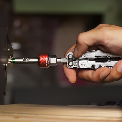 711L Inline Ratchet Driver FL - Compatible with Leatherman Multitools, Standard 1/4 inch Handles, 14mm Socket - for High Torque Heavy Duty Use - Image 3