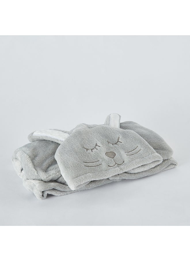 Home Box - Playland Cat Flannel Fleece Bathrobe 38 cm - Image 1
