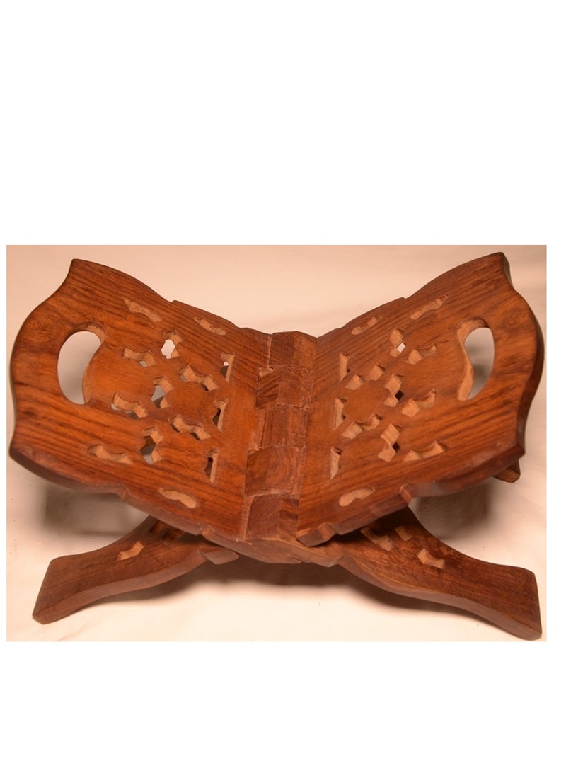 DARUSSALAM Wooden Quran Stand | Elegant Wooden Quran Stand for Easy Reading | Premium Wooden Quran Holder A Perfect Gift | Deluxe Wooden Quran Holder An Ideal Islamic Accessory - Image 2