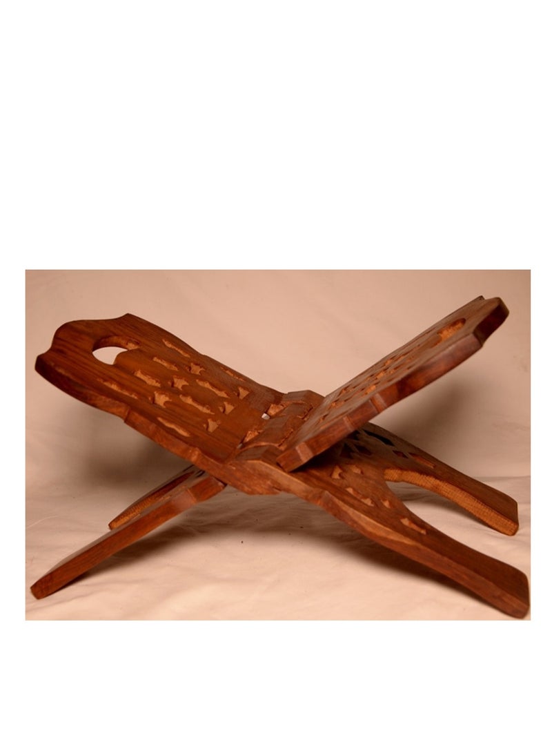 DARUSSALAM Wooden Quran Stand | Elegant Wooden Quran Stand for Easy Reading | Premium Wooden Quran Holder A Perfect Gift | Deluxe Wooden Quran Holder An Ideal Islamic Accessory - Image 3