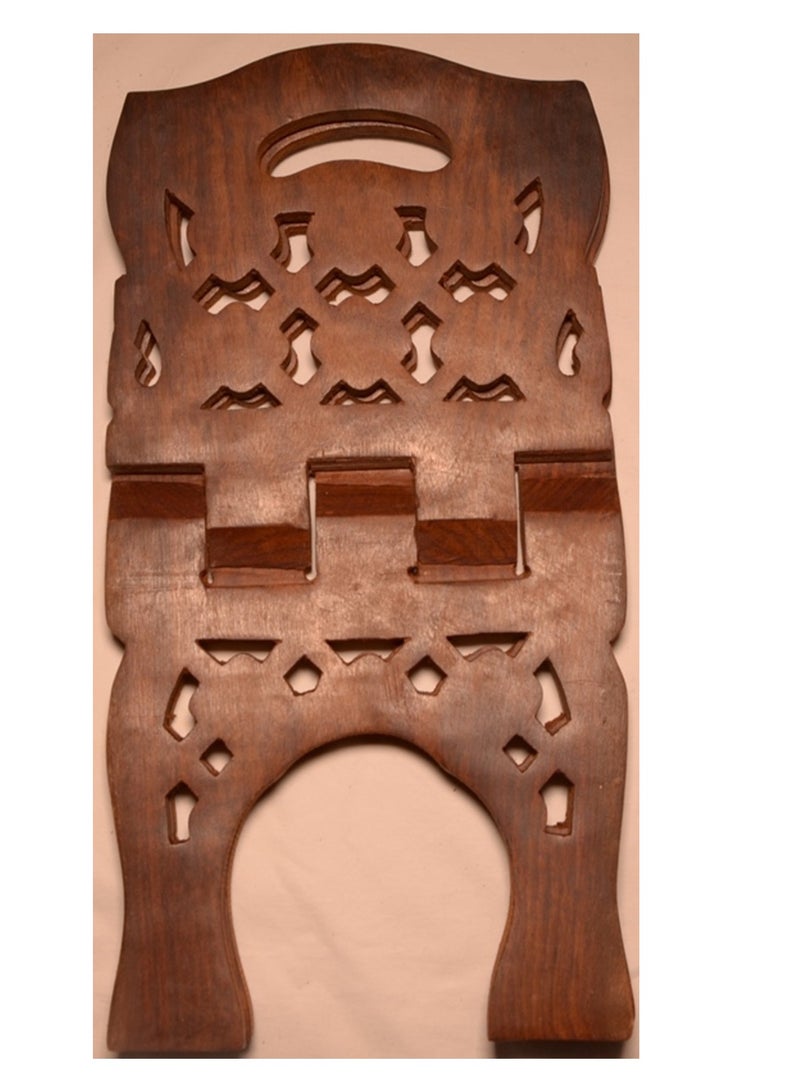 DARUSSALAM Wooden Quran Stand | Elegant Wooden Quran Stand for Easy Reading | Premium Wooden Quran Holder A Perfect Gift | Deluxe Wooden Quran Holder An Ideal Islamic Accessory - Image 1