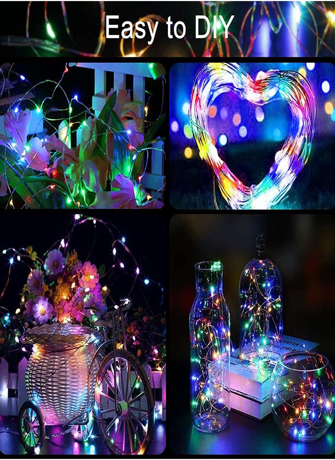 RATSAW 2 Pack Fairy Lights 10m 100Led Solar String Lights with 8 Modes Waterproof Copper Wire Lights for Patio Yard  - Image 2