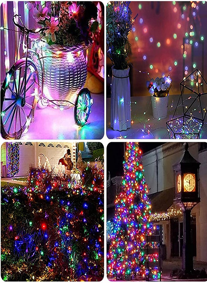 RATSAW 2 Pack Fairy Lights 10m 100Led Solar String Lights with 8 Modes Waterproof Copper Wire Lights for Patio Yard  - Image 4