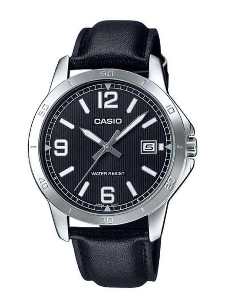 CASIO Casio Analog Black Leather Band Couple Watch Set MTP/LTP-V004L-1B  - Image 2