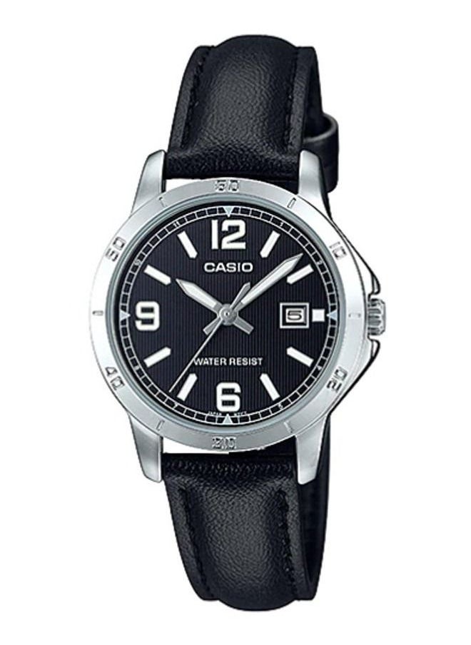 CASIO Casio Analog Black Leather Band Couple Watch Set MTP/LTP-V004L-1B  - Image 3