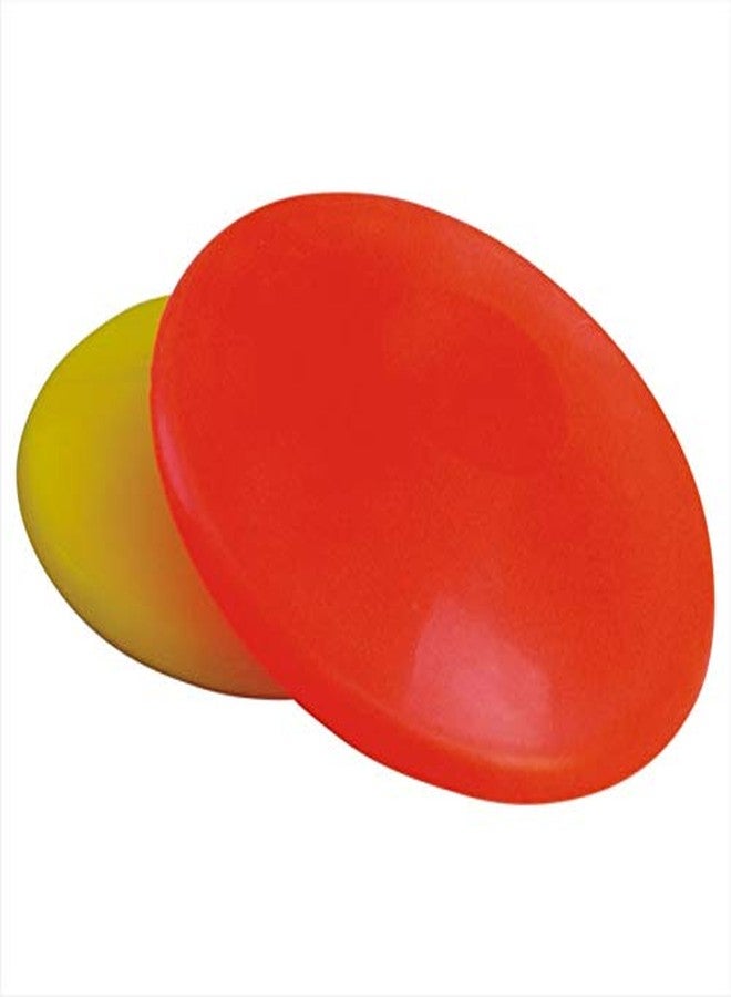 KITSAWS Sports PVC Rubber Discus Throw (500gm Multicolour) | for Kids Athletic Throwing Training - Image 2