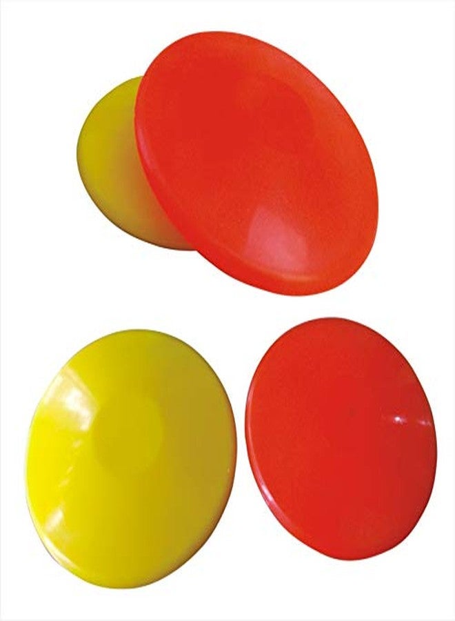 KITSAWS Sports PVC Rubber Discus Throw (500gm Multicolour) | for Kids Athletic Throwing Training - Image 1