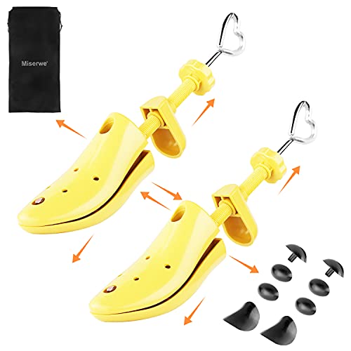 MISERWE Shoe Instep and Length Stretcher Carrying Bag Professional 2-Way Adjustable Shoe Stretcher for Men and Women(S) - Image 1