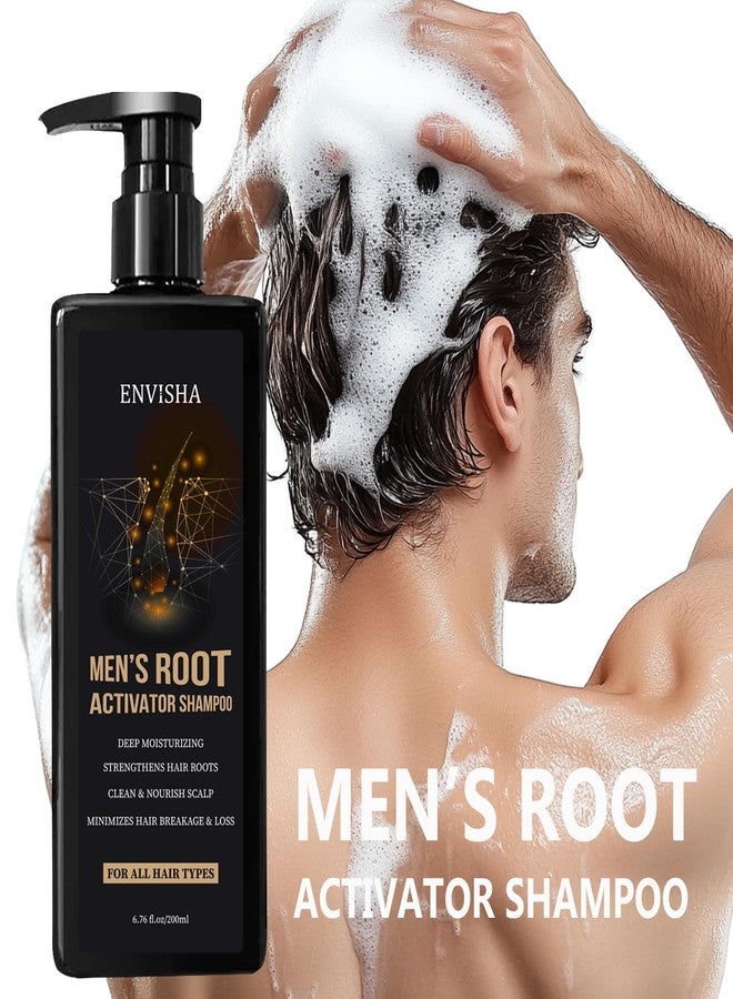 ENVISHA شامبو تنشيط الجذور للرجال لشعر أكثر كثافة - معزّز بزيت إكليل الجبل والزنجبيل - شامبو نمو الشعر للرجال، 200 مل - Image 5
