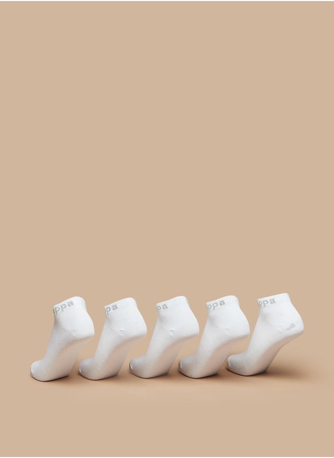 Kappa - Solid Ankle Length Sports Socks - Set of 5 - Image 1