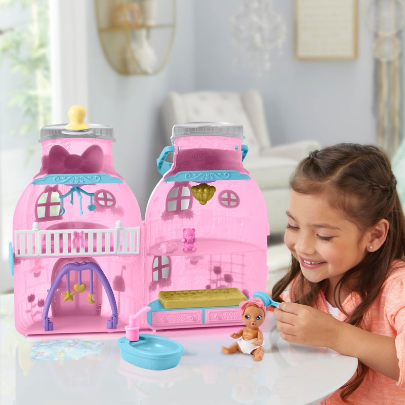 Baby Born Surprise Bottle House Playset with Exclusive Doll - Discover 20+ Surprises, 2 Levels of Play, 6 Rooms to Explore, for Kids Ages 3 and Up - Image 2