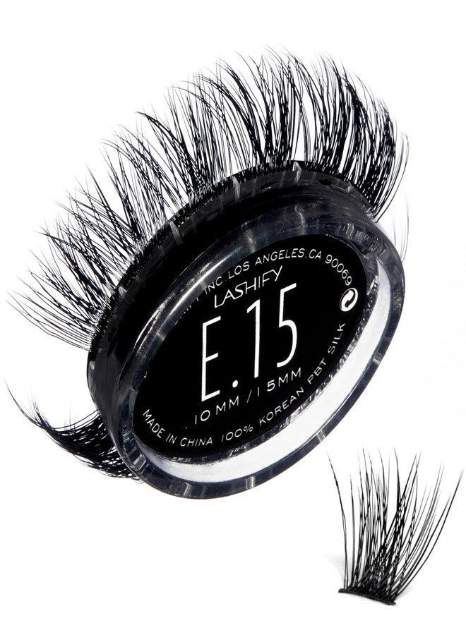 Lashify Extreme 15mm Gossamer DIY Eyelash Extensions Refill, Black, Easy False Lashes To Add Tremendous Volume - Image 1
