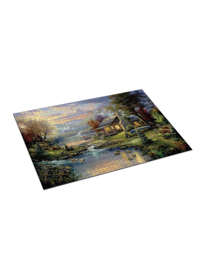 1000 Pieces Jigsaw Puzzle Stress Relief Educational Developmental Toy 70x50cm - Image 1