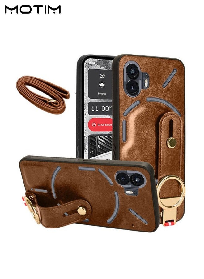 Motim Nothing Phone 2 Protection Case Ultra Slim Leather Phone Case Hard Back Bumper Shockproof Anti Scratch Cover  - Image 1