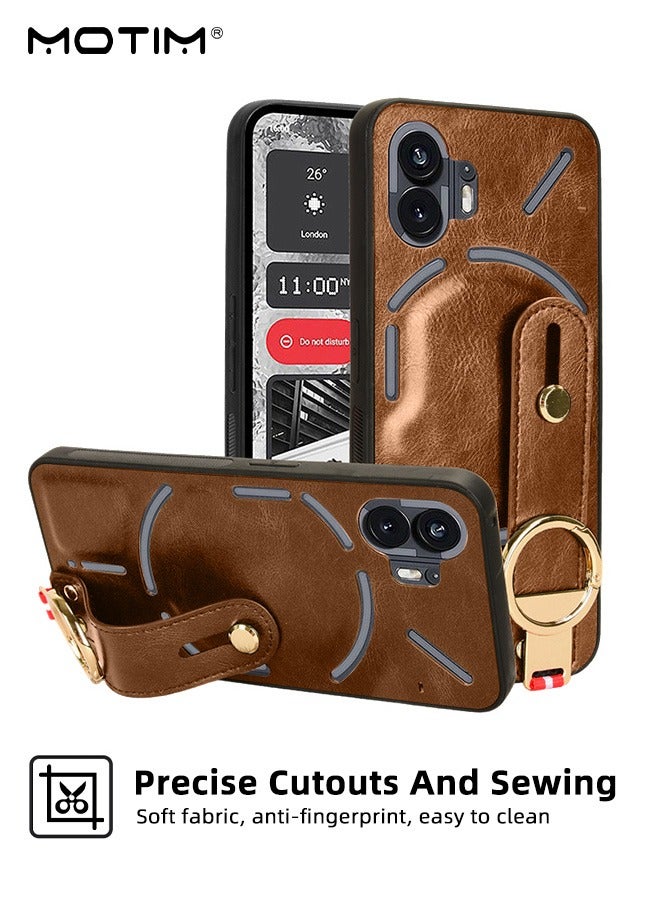 Motim Nothing Phone 2 Protection Case Ultra Slim Leather Phone Case Hard Back Bumper Shockproof Anti Scratch Cover  - Image 4