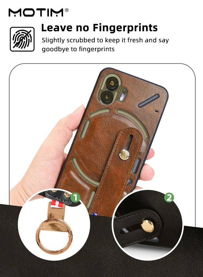 Motim Nothing Phone 2 Protection Case Ultra Slim Leather Phone Case Hard Back Bumper Shockproof Anti Scratch Cover  - Image 5