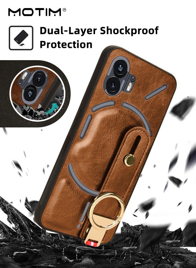 Motim Nothing Phone 2 Protection Case Ultra Slim Leather Phone Case Hard Back Bumper Shockproof Anti Scratch Cover  - Image 3