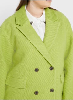 Vero Moda Curve Double Breasted Longline Coat  - Image 3
