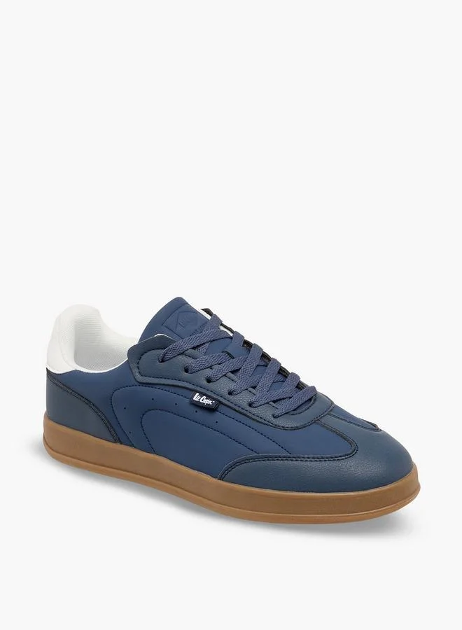 Lee Cooper Men Panelled Lace-Up Sneakers