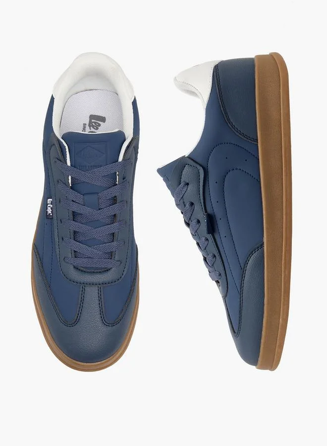 Lee Cooper Men Panelled Lace-Up Sneakers