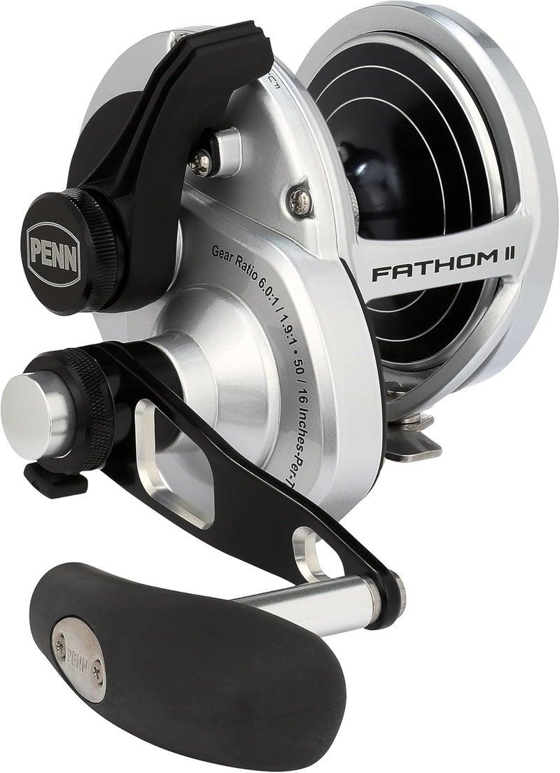 Penn Fathom II Lever Drag 2 Speed Conventional Fishing Reel - 40NLD2 CV - Image 1
