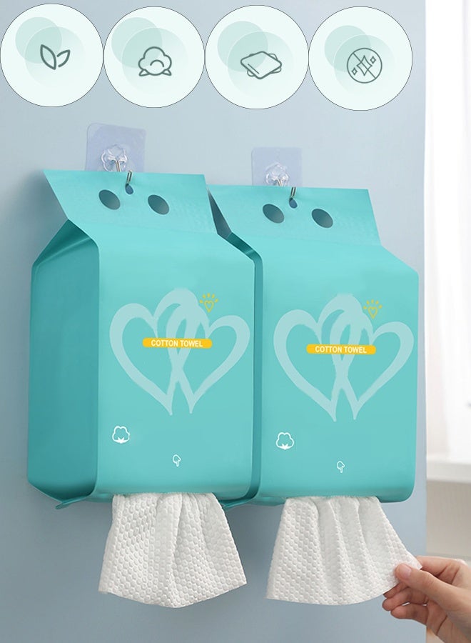 360PCS Hanging Disposable Towel Soft Cotton Makeup Remover Tissue Face Clean Towel Cotton Tissue - Image 1