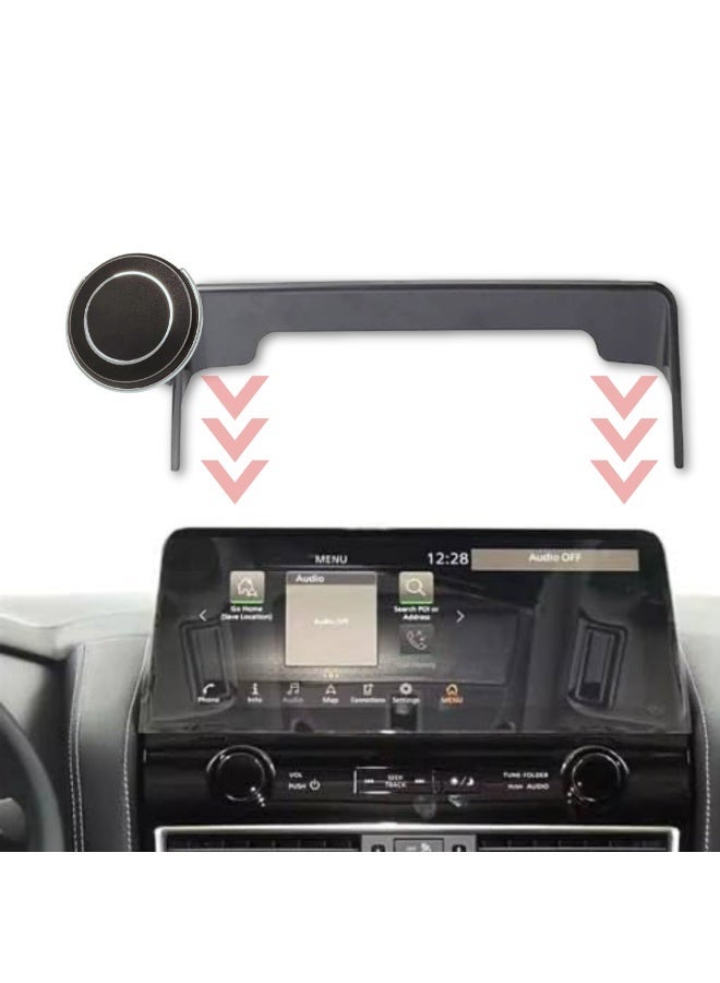 TRX AUTO Magnetic Phone Holder for Nissan Patrol 2020–2026 | Custom Fit Dashboard Mount | Strong Magnetic Grip, 360° Rotation, Easy One-Hand Use | Premium Aluminum Car Mount - Image 3