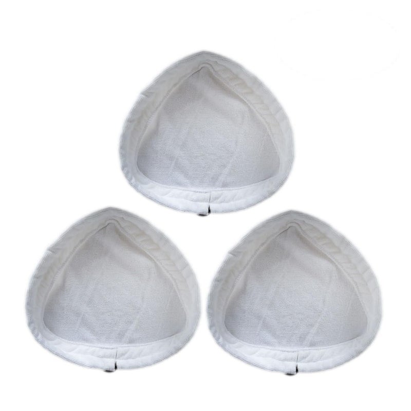 3 Pack Washable Triangle Mop Pads Reusable For Hard Floors Laminate Tile Marble - Image 2