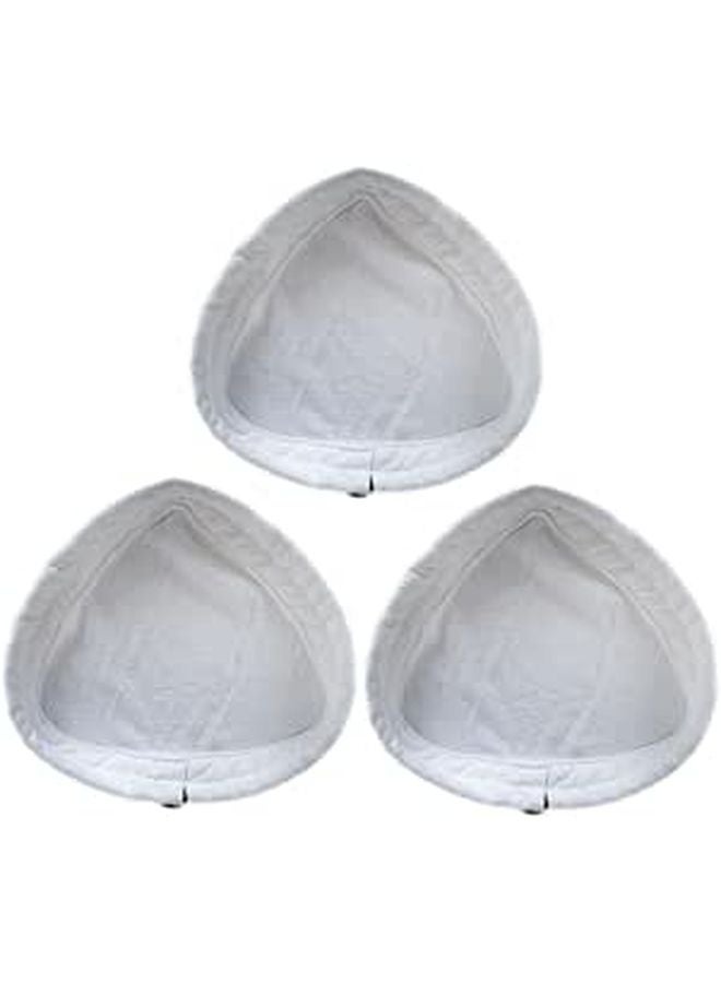 3 Pack Washable Triangle Mop Pads Reusable For Hard Floors Laminate Tile Marble - Image 1