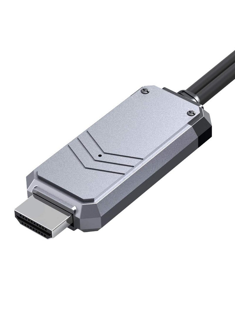 SYOSI محول SYOSI Micro USB إلى HDMI، كابل 2 في 1 من النوع C وMicro USB إلى HDMI لأجهزة iPhone وAndroid، محول رقمي للفيديو 1080 بكسل للتلفزيون عالي الدقة/الشاشة/جهاز العرض، كابل محول فيديو AV  - Image 4