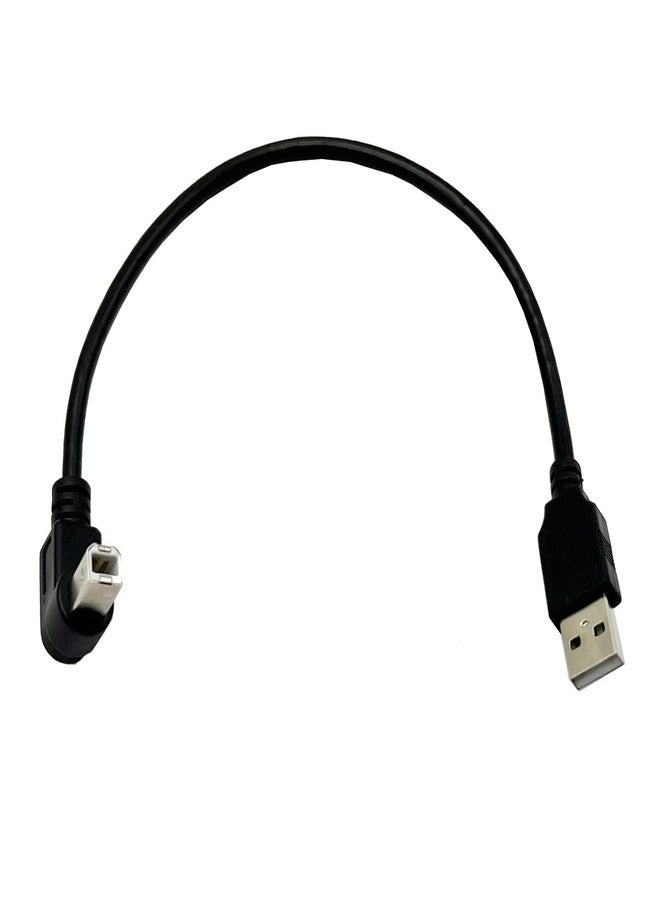 Seadream 2Pack USB 2.0 Angled Printer Cable, 30cm, Male to Male, Supports 480Mbps Data Transfer, Compatible with PC/MAC, Printers, Scanners - Image 3