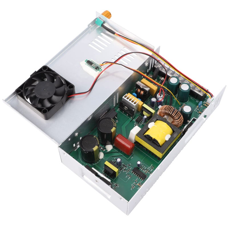 DROK 48V Power Supply, AC 110V/220V to DC 0-48V 10A 480W Buck Converter, Adjustable Variable LED Adapter Regulated 5V 12V 24V 30V 36V 48V Volt Voltage Transformer 10A Amp Charger for Lab CCTV - Image 5