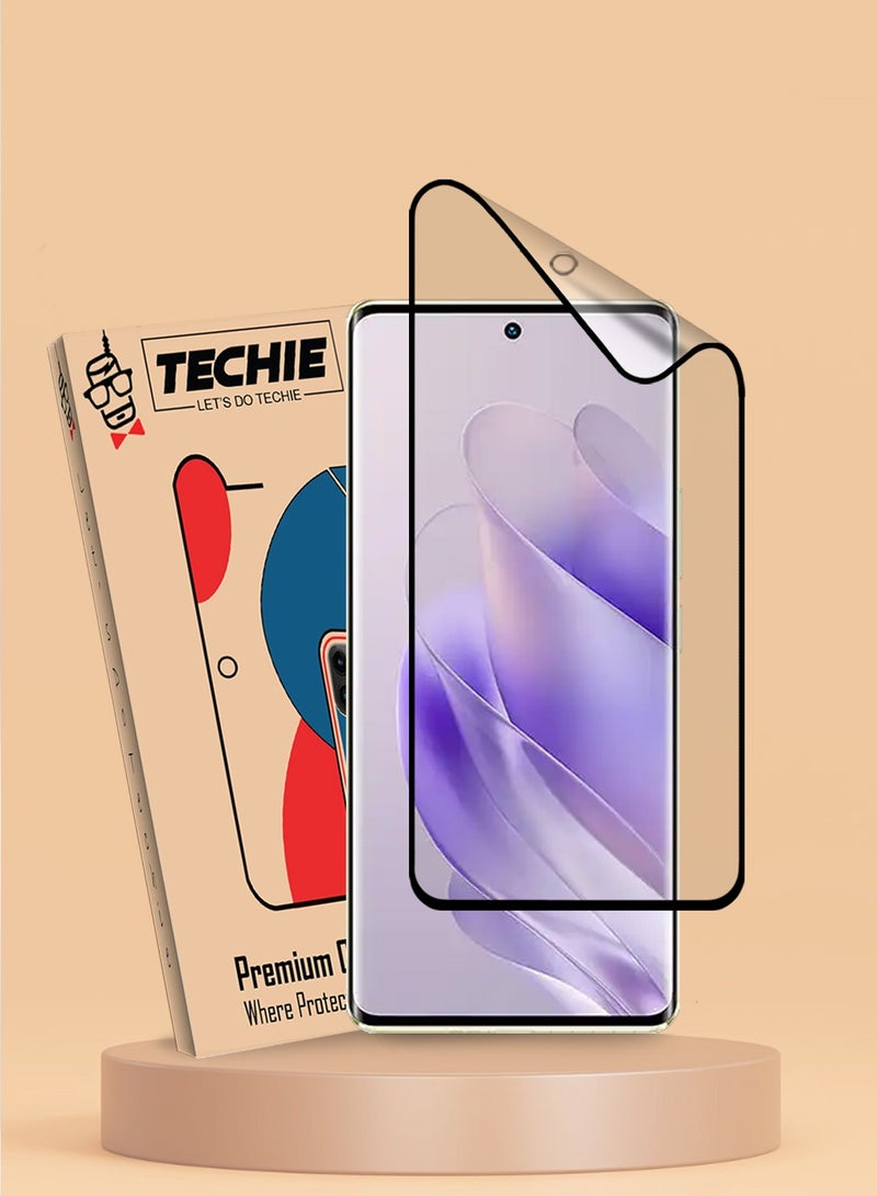 Techie 9D Matte Ceramic Screen Protector Film for Vivo V40 Pro / V40 Lite 5G / Vivo V40 – Smooth Feel Anti Fingerprint Bubble Free Easy Installation - Image 1