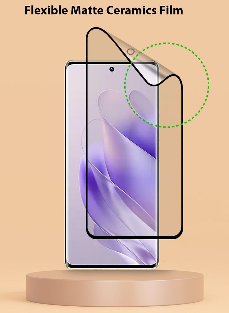 Techie 9D Matte Ceramic Screen Protector Film for Vivo V40 Pro / V40 Lite 5G / Vivo V40 – Smooth Feel Anti Fingerprint Bubble Free Easy Installation - Image 4