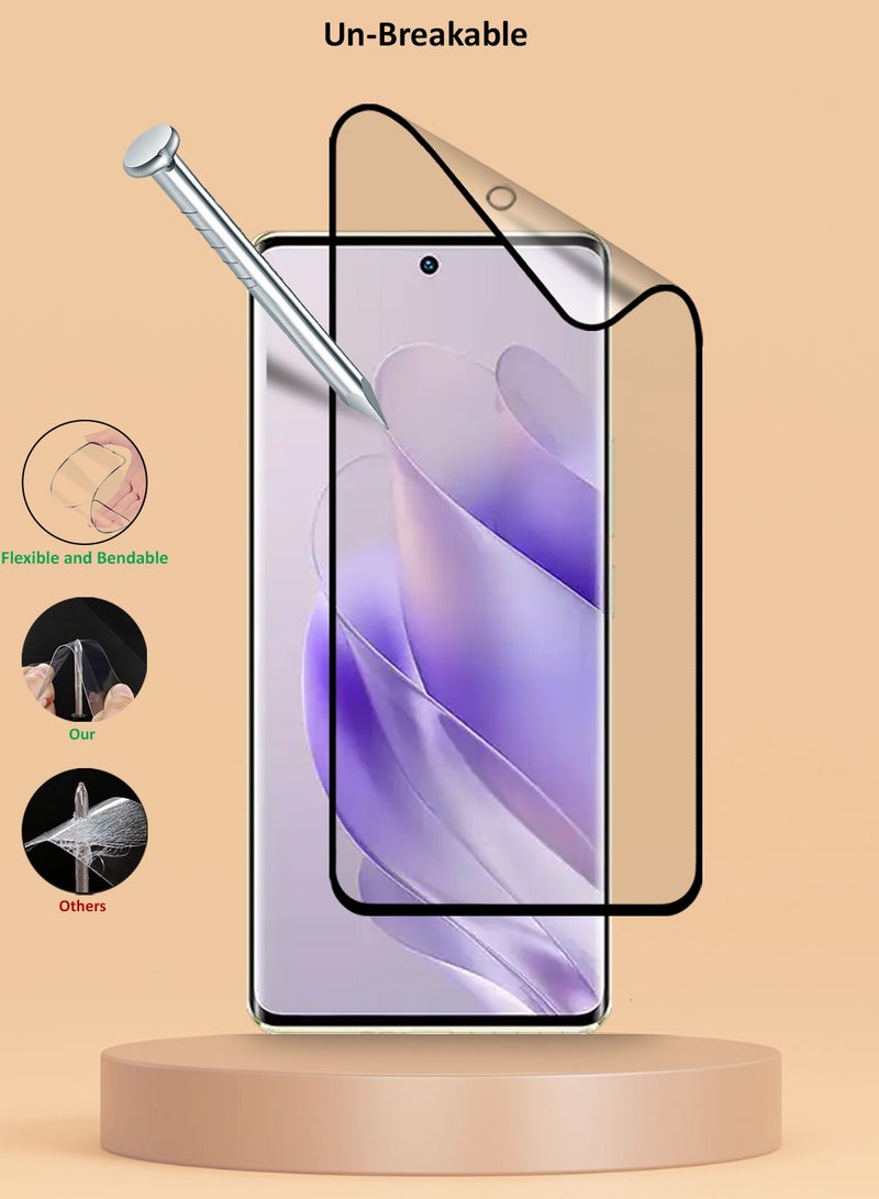Techie 9D Matte Ceramic Screen Protector Film for Vivo V40 Pro / V40 Lite 5G / Vivo V40 – Smooth Feel Anti Fingerprint Bubble Free Easy Installation - Image 5